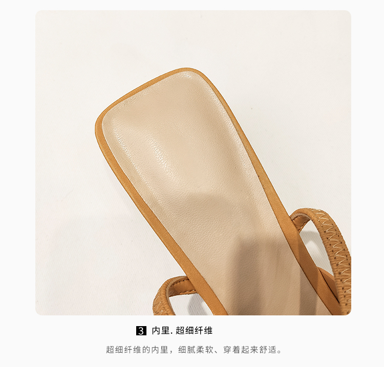 C9808 3030K GIÀY DÉP SANDAL NỮ RSKREGS MŨI NHỌN GÓT VUÔNG MÙA HÈ GIÀY DÉP NỮ DA BÒ G06 SẢN PHẨM MỚI
