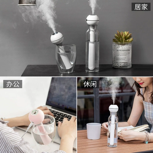 Маленькая портативная беззвучная волшебная палочка для спальни, увлажнитель воздуха, настольный увлажняющий спрей для авто, популярно в интернете