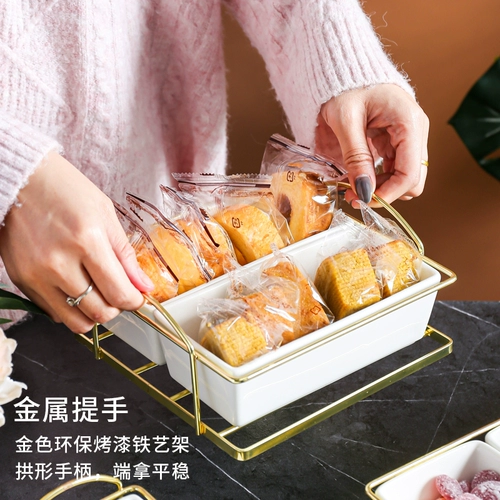 Фруктовая тарелка керамический божественное сухое фруктовое диск Современный гостиная закуски фруктовой диск.