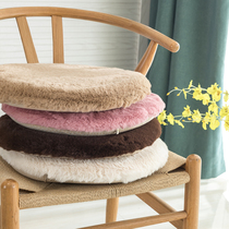 Memory cotton round plush chair cushion futon cushion ground universal non-slip student classroom cushion office chair cushion