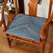 New Chinese solid wood cushion Chinese cushion mahogany high-grade furniture Tai teacher chair dining chair circle thickened chair cushion customized