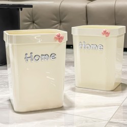 Household Trash Can 2025 New Model, Light Luxury and High Aesthetic Value, Large Capacity Waste Bin for Living Room, Kitchen, Bathroom, and Toilet