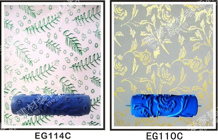 Embossed wallpaper paint pattern wall interior paint decorative latex paint liquid wallpaper paint printing mold roller roller