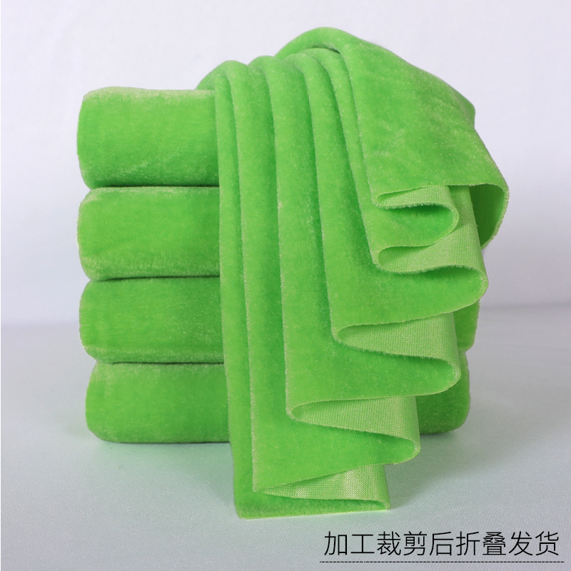Fluorescent Green Velvet Fabric, Light Green Velvet Fabric, Tablecloth, Cushion Cover, Sofa Dustproof Cloth, Decorative Cloth