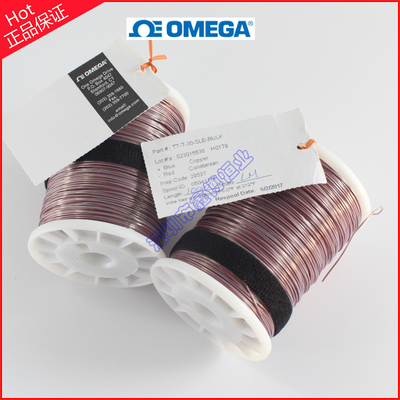 TT-J-30-SLETT-E-24S-1000TT-T-20-TWSH-50 thermocouple sensing temperature wire OMEGA