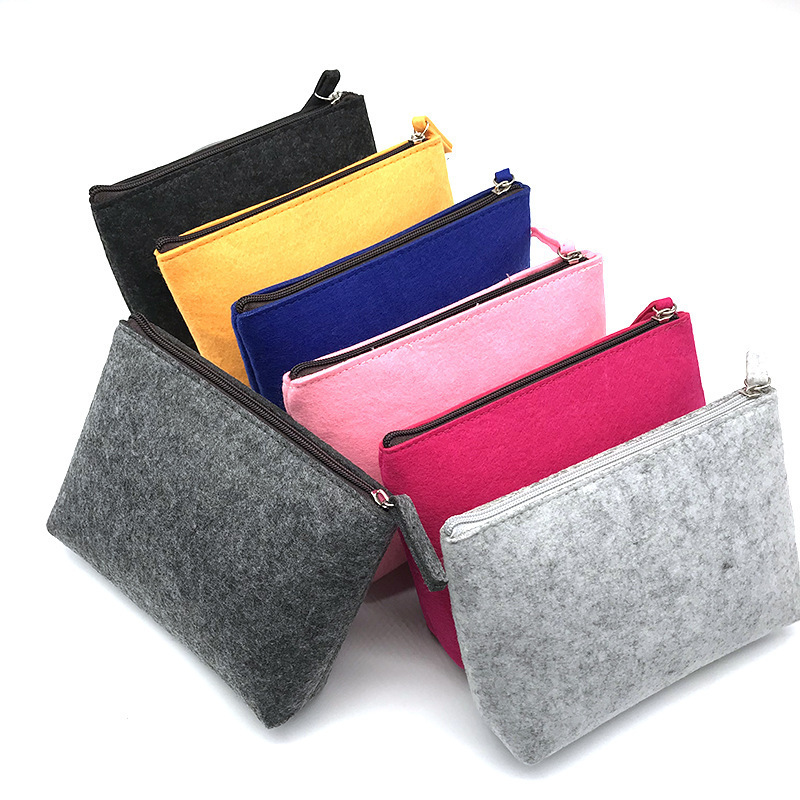Cross-Border Amazon's Popular Felt Digital Cosmetics Bag Laptop Accessory Bag Mobile Power Supply Bag