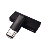 Французский Dupeng S.T.Dupont подлинный портативный двухстроительный металлическая сигаретная коробка кожа