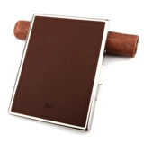 Японский оригинальный высококлассный ультратонкий модный красный портсигар, из натуральной кожи