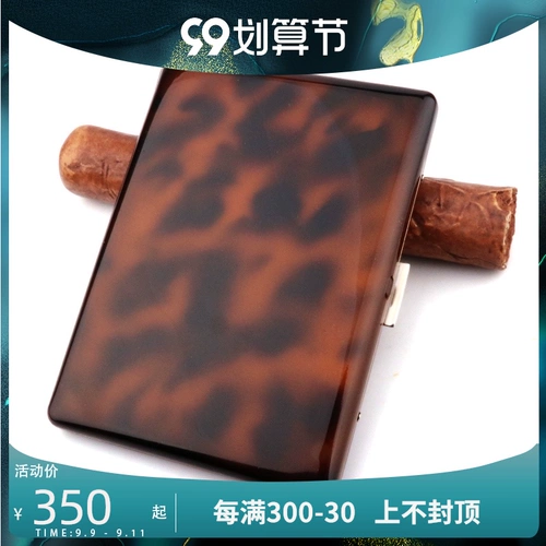 Японский ультратонкий портативный модный высококлассный латунный портсигар из жемчуга