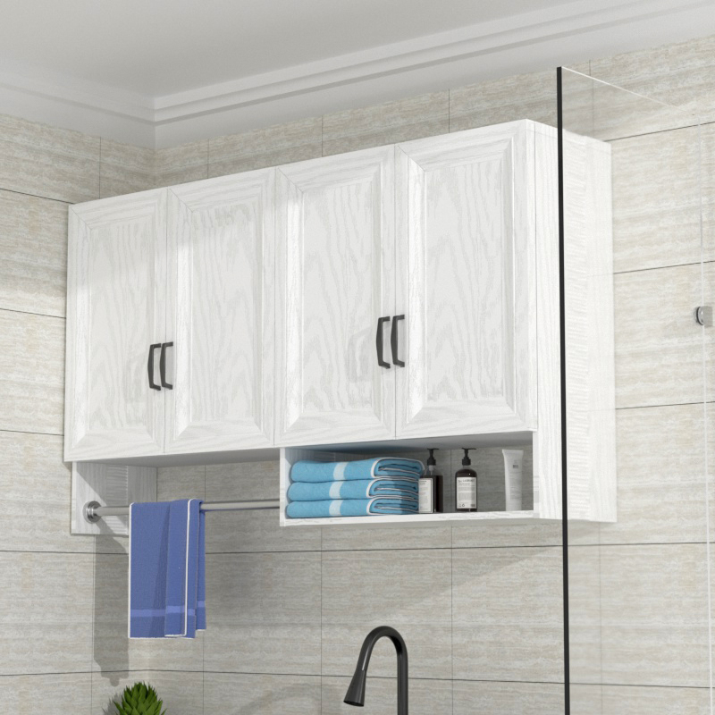 Space Aluminum Suspension Cabinet Balcony Cabinet Kitchen MAKEUP ROOM BATHROOM WALL CABINET BALCONY CABINET CONTAINING CABINET SIZE CUSTOMIZABLE