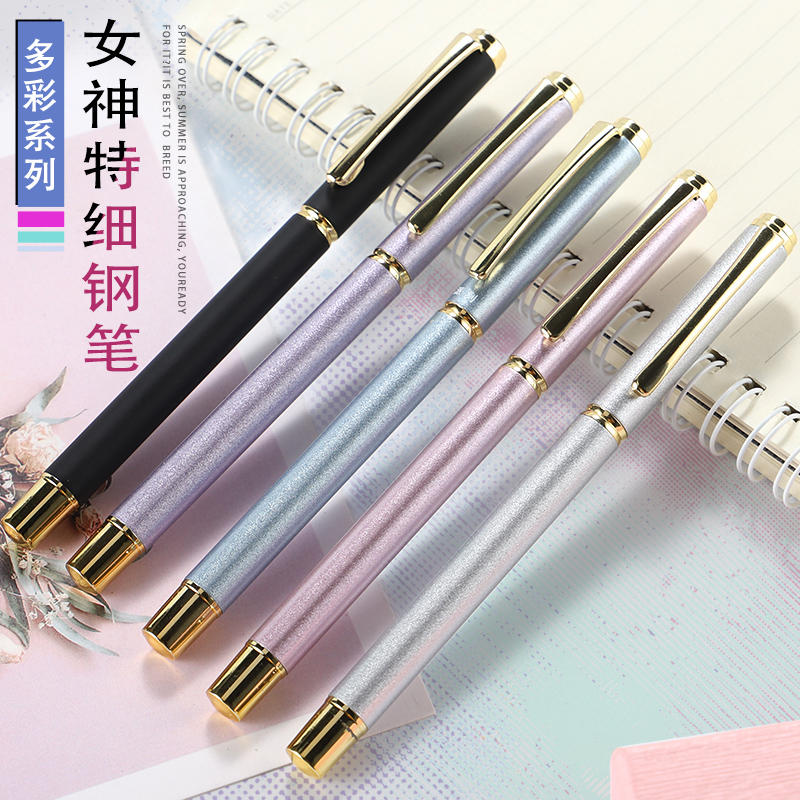 Perry metal fountain pen 625 for primary and secondary school students special colorful cartoon color is very fine 0 38 fountain pen couple gift box ink set 2 pieces free lettering class gift fountain pen 625