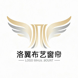 洛翼布艺窗帘店的LOGO