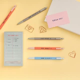 Монами, Монами, Монами, Южная Корея Импортированная шестиугольная чистка BIC, круглая ручка с шарикой 0,5/0,7/1,0.