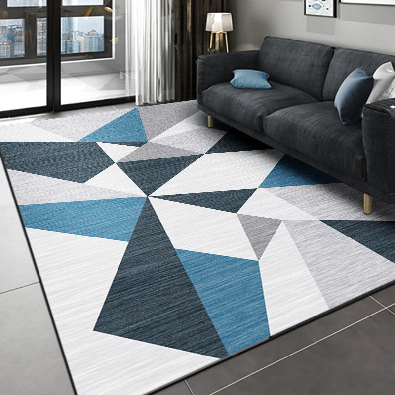 Living Room Carpet Modern Minimalist Sofa Tea Table Mat Nordic Geometric Advanced Room Bedroom Carpet Extensive Carpet-Taobao