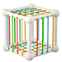 Hinge baby Rainbow Cecil Yi Premier teaches toy baby for more than seven 6 - 12 months