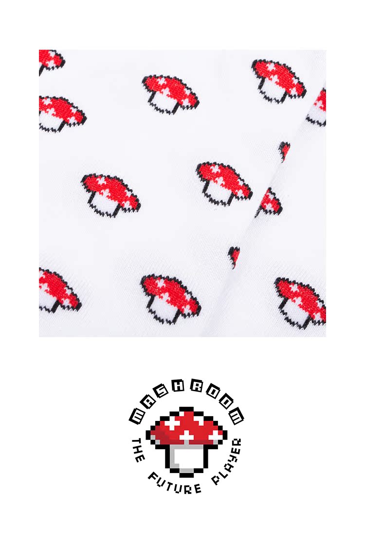 MASHROOM Pixel Vớ Pixel Mushroom Quần thể thao thoáng khí Vớ cao Tide vớ thương hiệu - Vớ thể thao vớ nữ