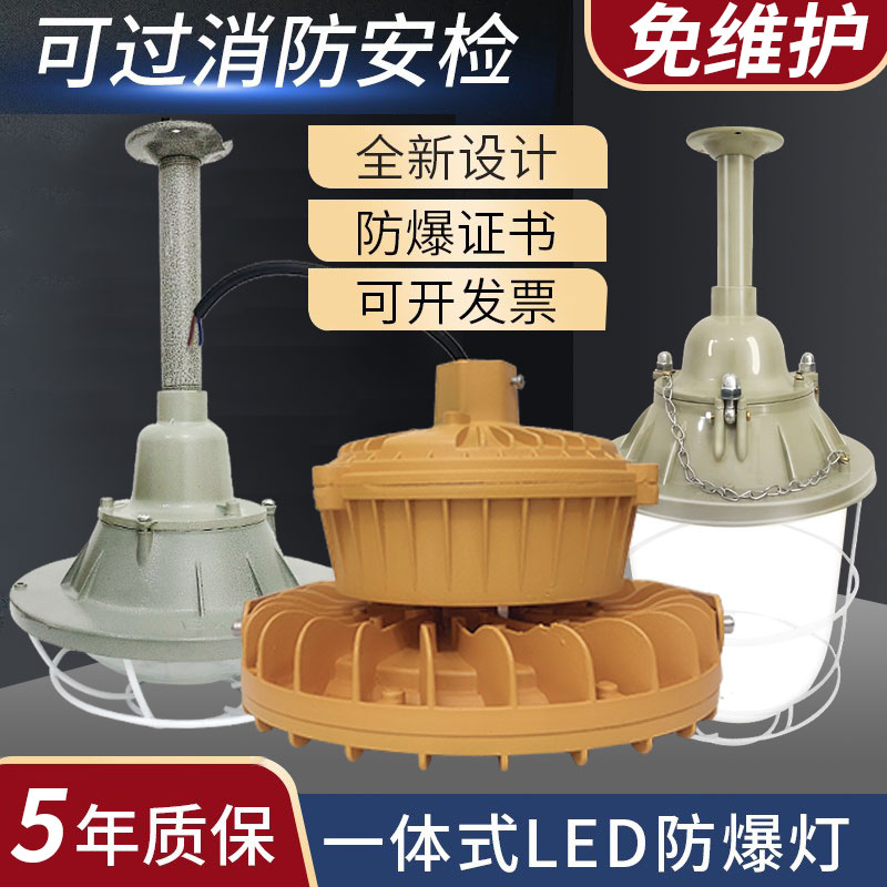 Explosion-proof lamp LED Flame-Proof Workshop Workshop Work Plant lighting lamps Warehouse lampshade petrol station Light fire screening 100W