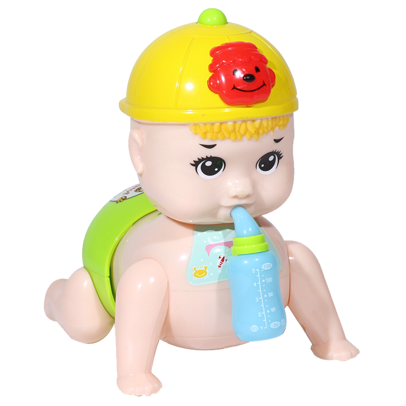 Learn to climb toys infants and young children guide electric climbing dolls will crawl dolls fun funny dolls will be called mom and dad