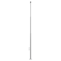 Flagpole outdoor stainless steel flag lifting pole 5 meters 9 meters 12 meters school red flag 304 stainless steel fixed flagpole