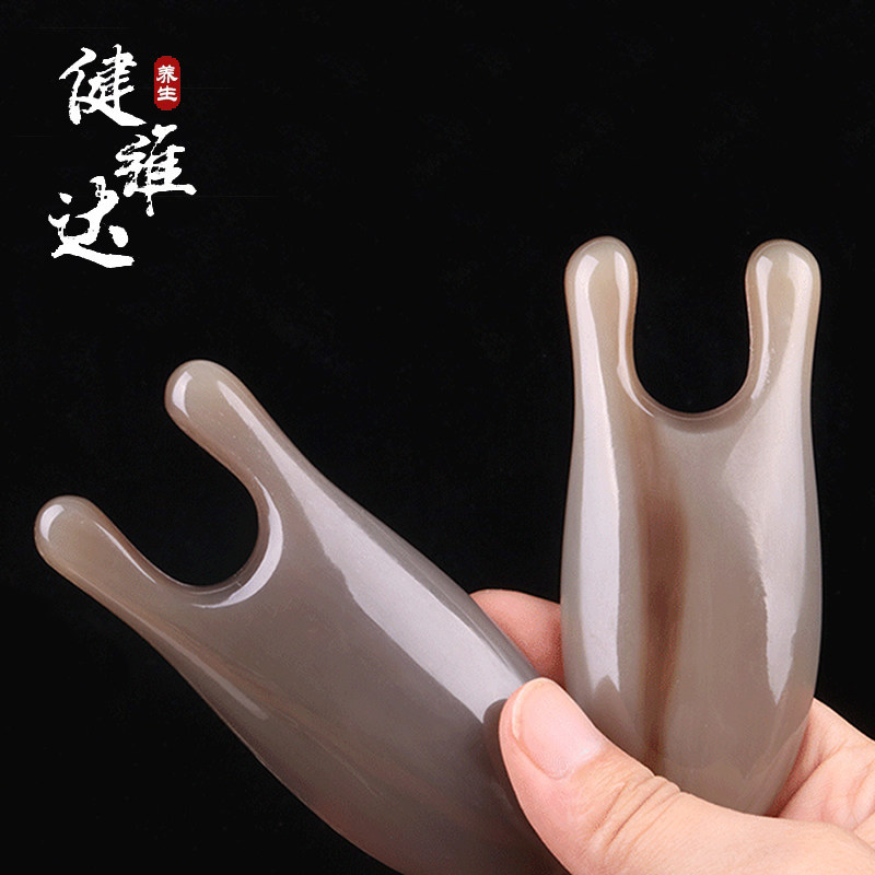 Bodybuilding Natural White Horn Facial Beauty Full Body Universal Facial Female Universal Crest Vertebral Beetle massager