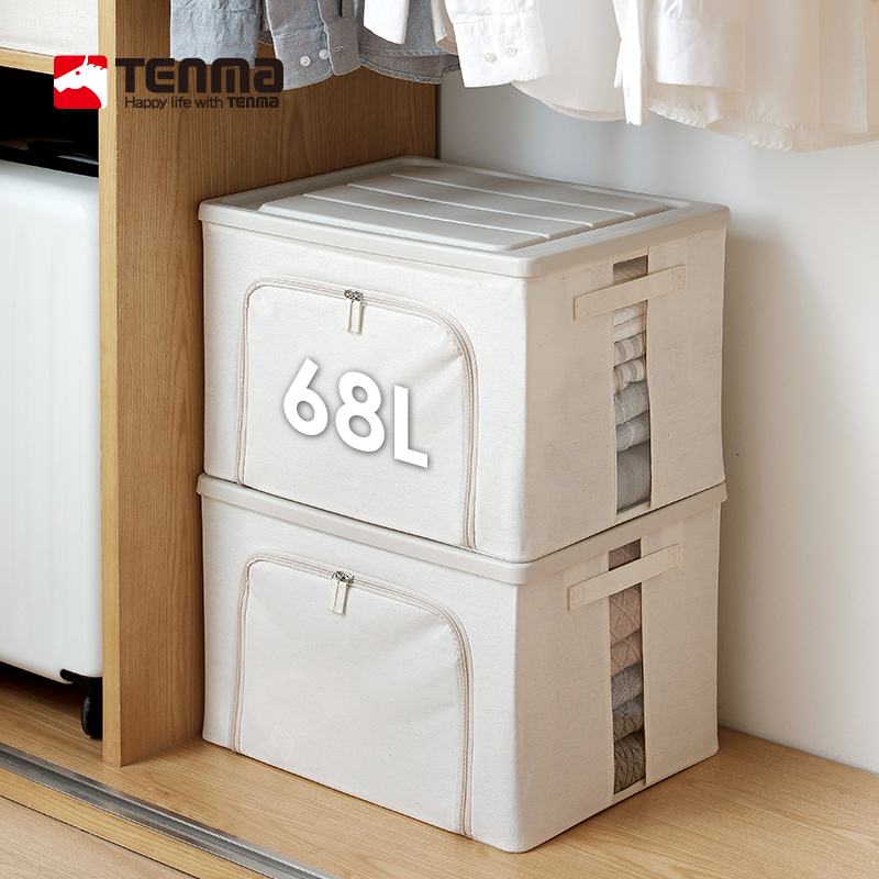 tenma Japan Tianma Co., clothes cloth art 100 Ncontaining box Home clothes finishing box with Windows