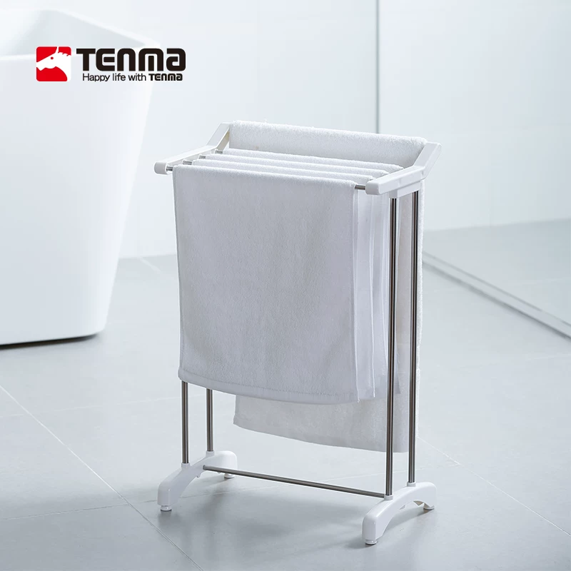 Крошечная стальная вертикальная сушилка для полотенец TENMA Japan Tianma, туалетная сушилка, полка для сушки, бесплатная установка