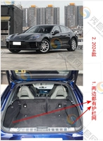 Panamera [2024 (есть ограждения с обеих сторон)] черная пушистая поверхность