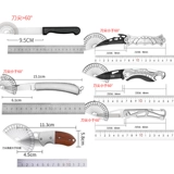 Дорожный портативный острый маленький складной нож из нержавеющей стали для домашнего использования, Германия