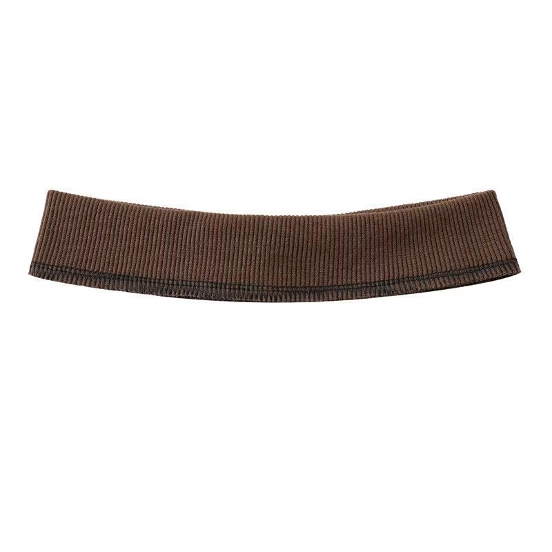 3.5cm Pullover Collar, Half-High Collar, Round Collar, Thermal New Style Collar, Semi-Threaded