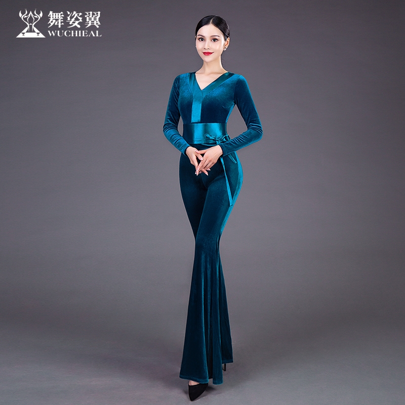 Teacher Special Body Gift Instrument Training Suit Women 2021 New Autumn Winter High-end Tutor Temperament Type Body Suit