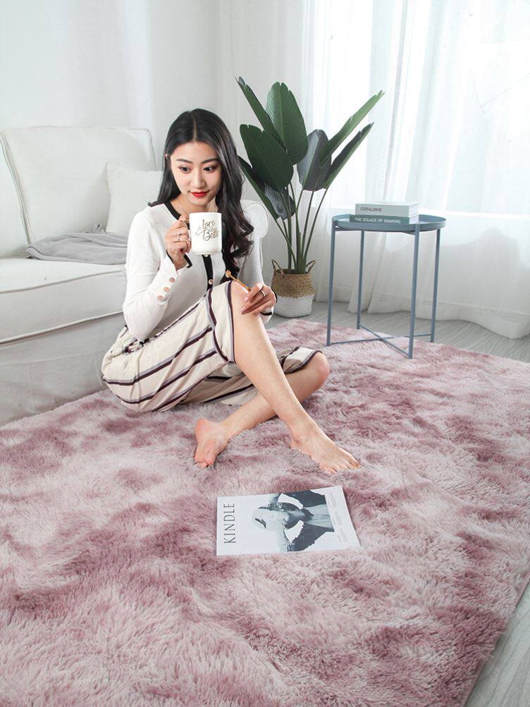 Nordic ins home living room coffee table carpet cute girl bedroom bedside whole shop dirty-resistant home plush floor mat