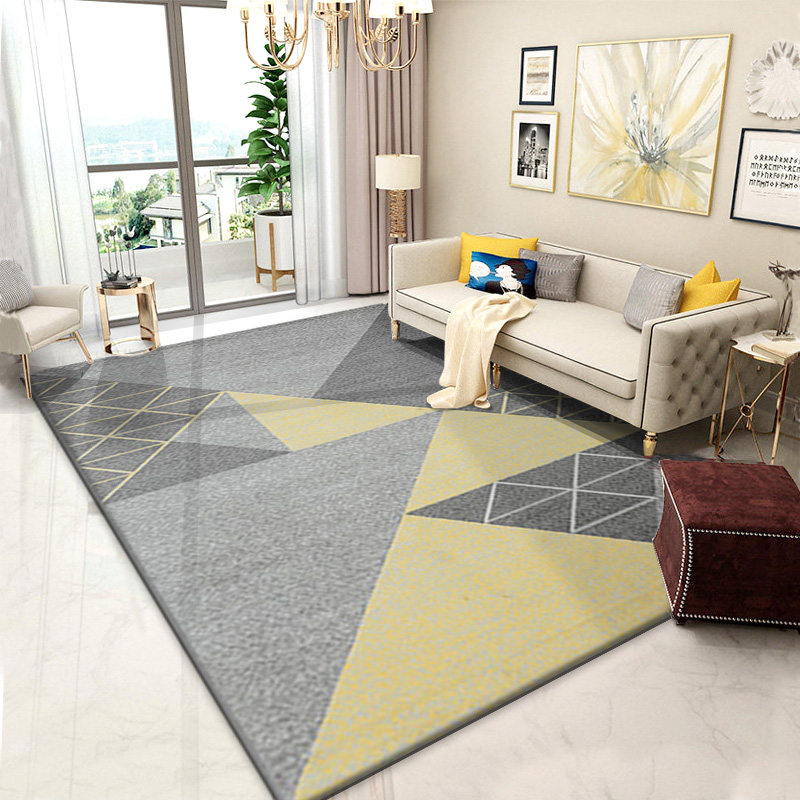 New coffee table blanket living room carpet 2021 light luxury and dirt-resistant home room bedside large area whole shop wash-free floor mat