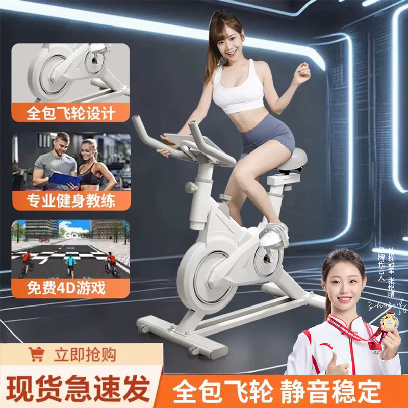Dynamic Exercise Bike for Home Use [Recommended Flywheel Model] Indoor Cycling Equipment for Weight Loss and Fitness, Compact Size