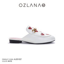 Ozlana spring and summer new small fragrance love shoes tweed Muller shoes womens shoes pedal womens shoes official website