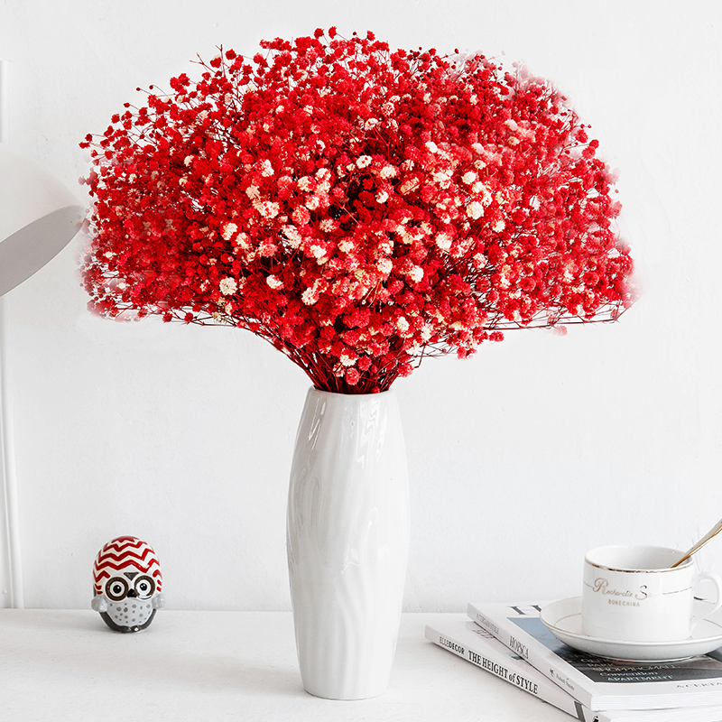 Modern minimalist floor Living room Creative flower arrangement Swaying Pieces Home Decoration Products Ceramics Full of Star Vase Floral Furnishing