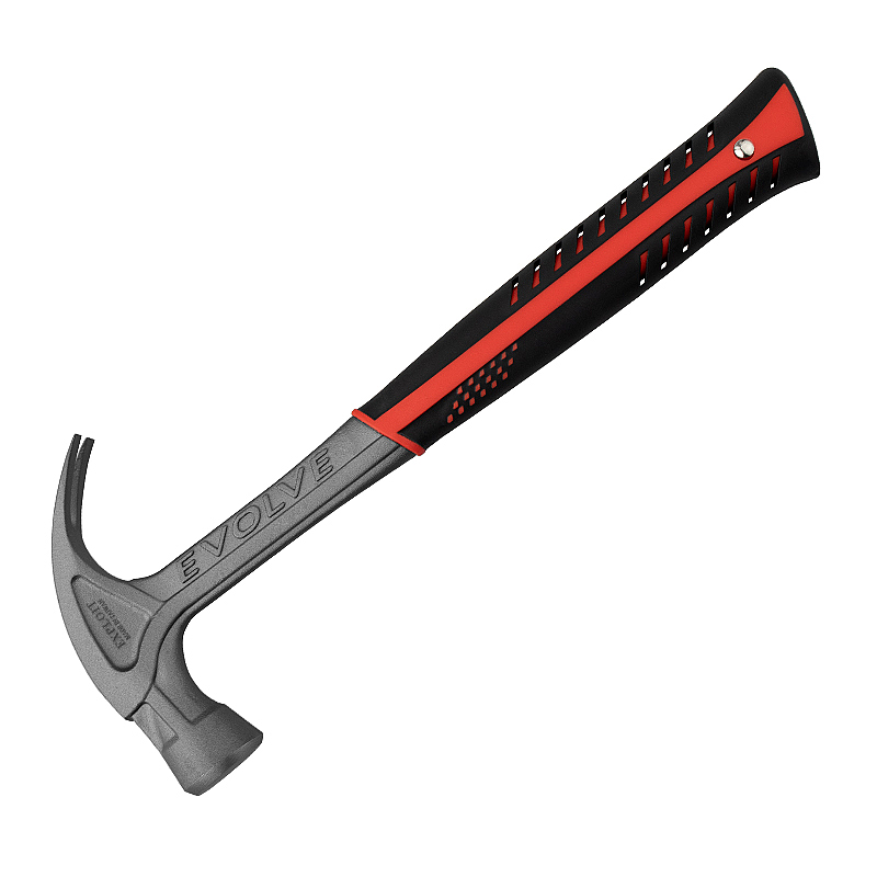 Geological Hammer Carpenter Hammer Professional Exploration Hammer Outdoor Mining Hammer Flat Head Hammer Pointed Geology and Mineral Exploration Hammer One-body Hammer