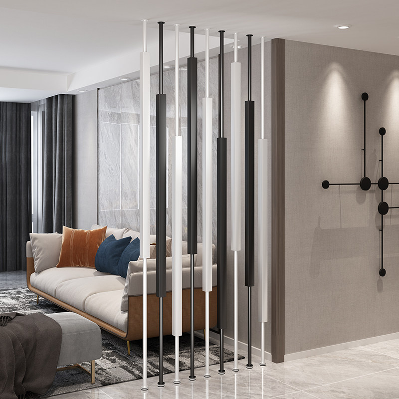 Free Punch Iron Art Screen Partition Living Room Brief modern entrance door Xuanguan Dining Hall Office Hollowed-out Decoration