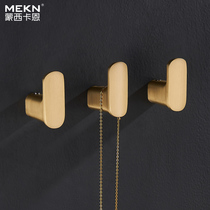 Brass clothes hanger wall-mounted wall door rear hanging clothes hook single creative solid full copper metal towel cloister hook