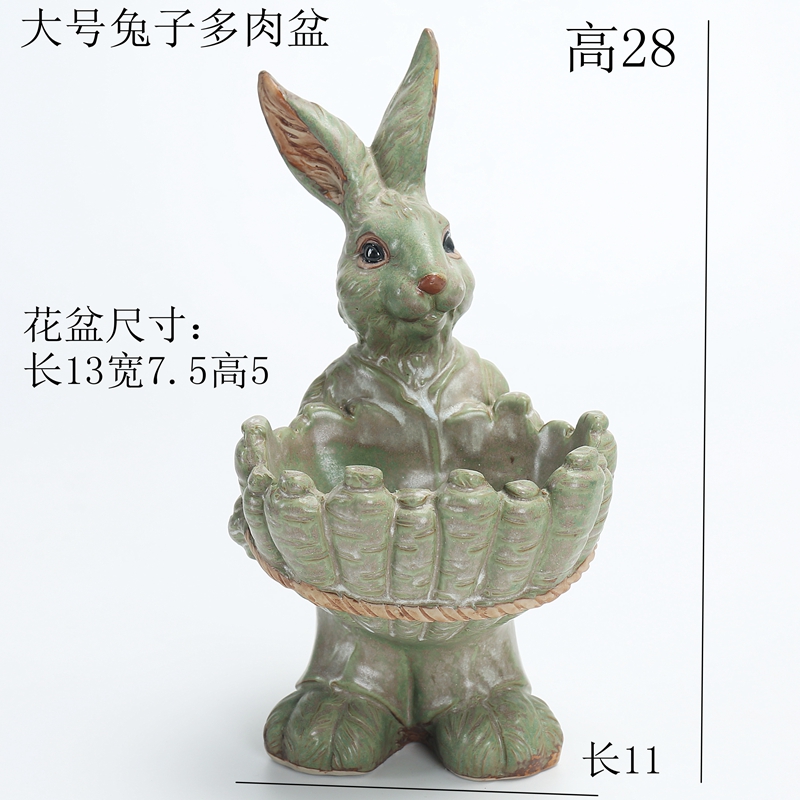 The bird frog rabbit owl duck yard creativity gardening meat flowerpot furnishing articles ceramic yellow duck 's fortune