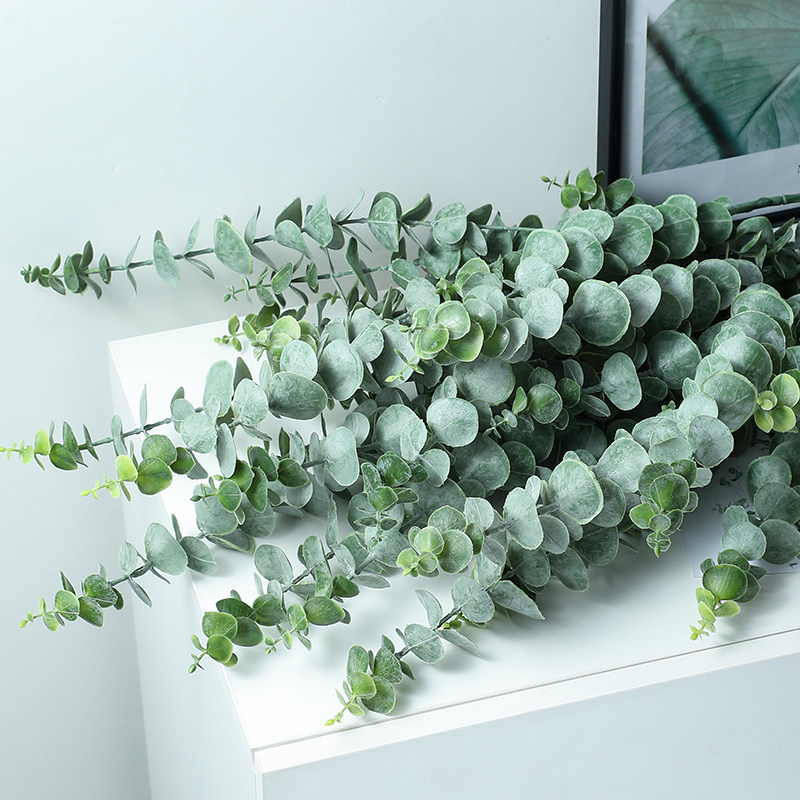 Yugali Leaf Emulation Flower Long Branches Bouquet Fake Flower Living-room Adornment Pendulum Pieces Dry Flower Arrangement Drying Branches Floral Furnishing