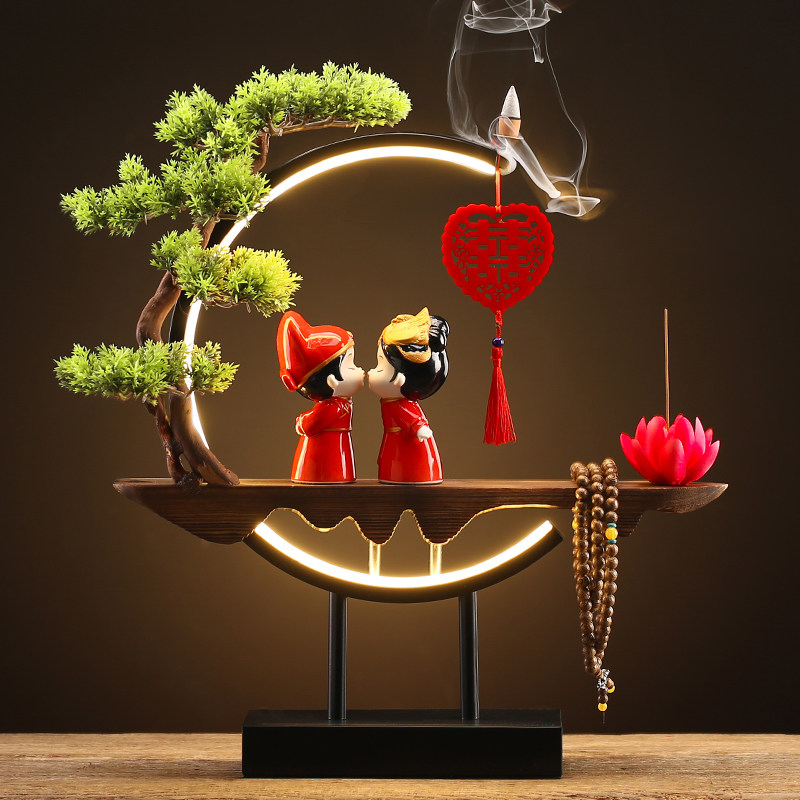 Newlywed wedding gifts to the newlyweds a pair of creative girlfriends high-end gifts practical wedding room bedroom personality ornaments