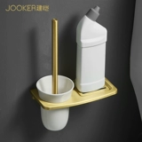 Матовый золотой туалет, настенная мягкая кисть для домашнего использования