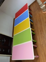 Kindergarten Children Table And Chairs Suit Lifting Rectangular Table Study Table Dining Table Games Table Writing Drawing Table Graffiti Table