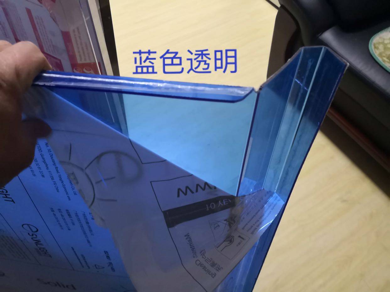 Anti-smashing, rain-proof, wind-proof, heat preservation, light-transmitting color pc sun board engineering vehicle forklift rain shed roof protection board