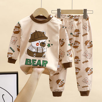 Children's new pure cotton underwear set for men