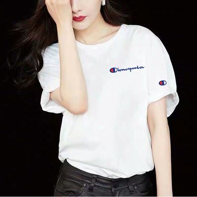 【第二件0元】高A潮牌纯棉情侣T恤