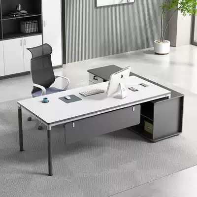 Office desk Simple modern president desk Single high-end boss table Simple fashion supervisor table and chair combination Large desk
