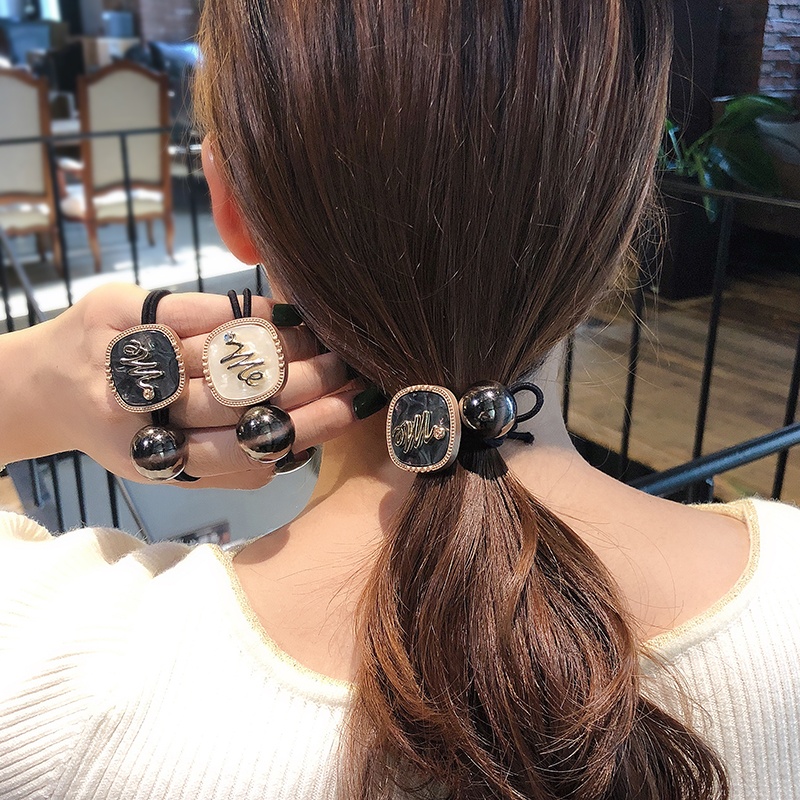 Korean version Fashion rubber band Brief Yozawa Head Rope Temperament Adult Female East Gate Hair Circles Hair Circles Mati Hair 