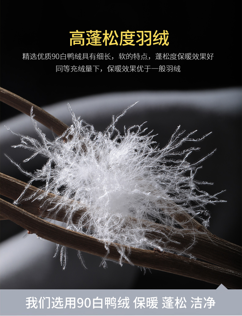 雅鹿 女士 外穿羽绒裤 高弹修身显瘦 图2