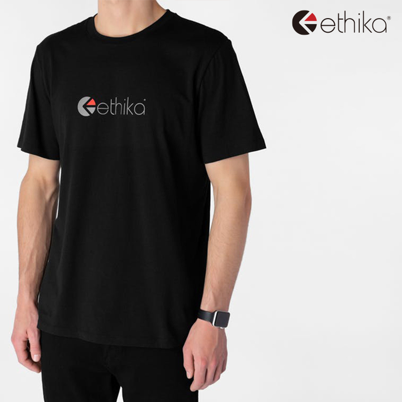Ethika2026 New Summer Short-Sleeved T-Shirt Men's Sports Round Neck Trendy Brand Breathable Loose Trendy Casual Top